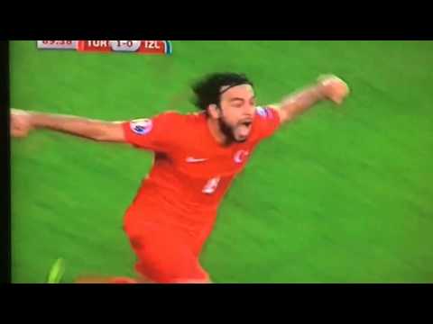Türkiye İzlanda 0 1 Selçuk İnan müthiş freekick Gol HD