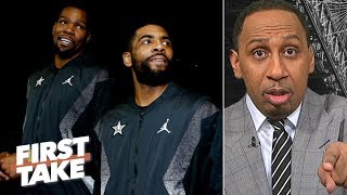 Kyrie Irving is ‘beginning to tick me off’ with whining about media – Stephen A. | First Take