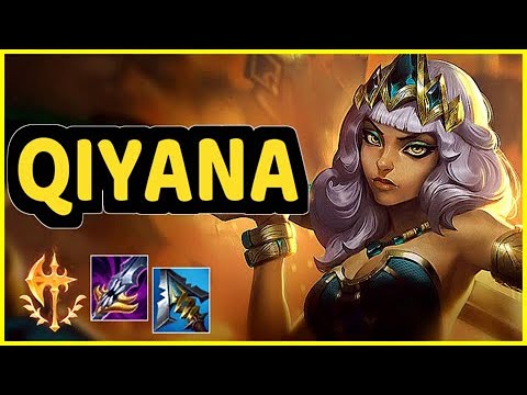 QIYANA VS XERATH MID GAMEPLAY