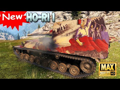 New Japanese "Ho-Ri 1" tank destroyer in action - World of Tanks