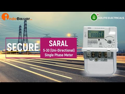Secure Saral 5-30A Single Phase Energy Meter