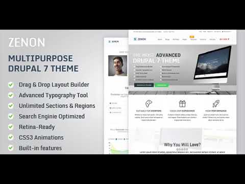 Zenon: Responsive Multipurpose Drupal 7 Theme | Themeforest Website Templates and Themes