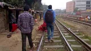 preview picture of video 'Tejgaon Railway-Side Slum Visit'
