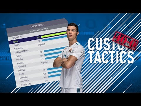 THE BEST CUSTOM TACTICS ON FIFA 18 - 40-0 & TOP 100 IN FUT CHAMPIONS
