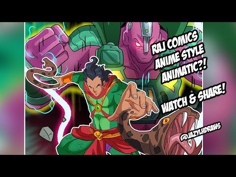 Nagraj vs Chumba Raj Comics Anime Style Action Sequence  Animatic