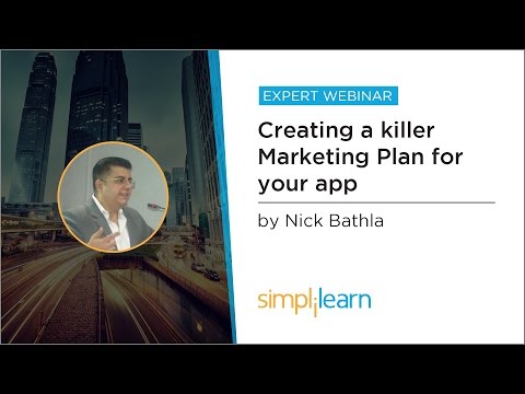 , title : 'Creating A Killer Marketing Plan For Your App | Mobile Marketing Tutorial | Simplilearn'