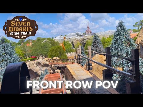 Seven Dwarfs Mine Train | Front Seat POV Full Ride | Snow White Coaster | Magic Kingdom Disney World