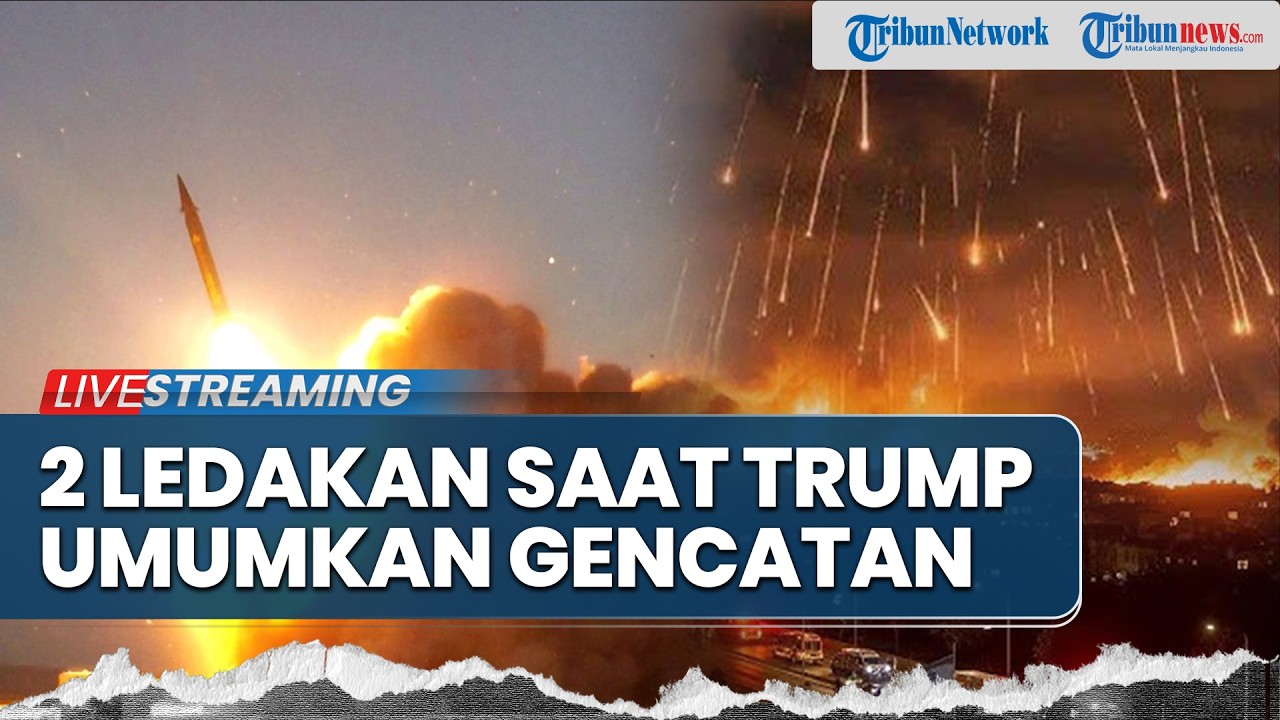 Langit Tel Aviv Memerah Dihujani Rudal Iran di Tengah Gencatan Senjata 2 Minggu oleh Trump