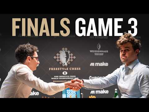ABSOLUTE CHAOS 🤯 in the FINAL between Magnus Carlsen and Fabiano Caruana | FIDE Freestyle Chess WC