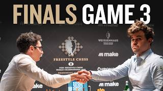 ABSOLUTE CHAOS 🤯 in the FINAL between Magnus Carlsen and Fabiano Caruana | FIDE Freestyle Chess WC
