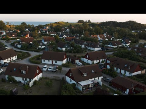 559. Kåseberga (Skåne) Drone Stock Footage Video