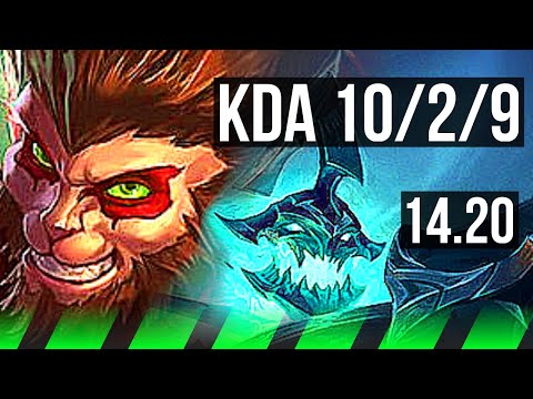 WUKONG vs HECARIM (JGL) | 10/2/9, Legendary | EUW Diamond | 14.20