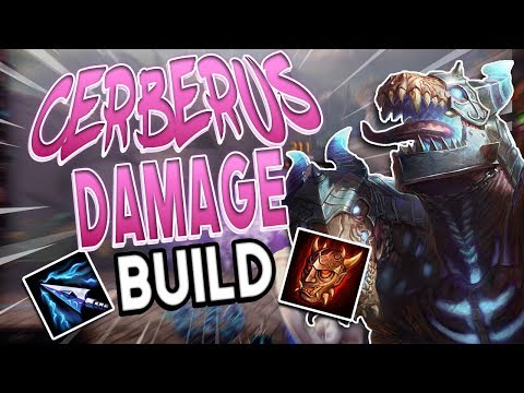 Smite: Cerberus RANGDA'S MASK DAMAGE BUILD - THIS DAMAGE IS SO OP!