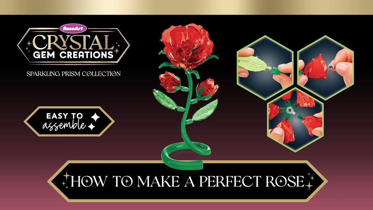 Crystal gem creations perfect rose