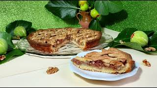 Crostata di fichi e noci