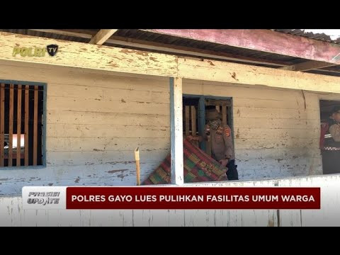 PRESISI UPDATE: PERSONEL POLRES GAYO LUES BANTU PULIHKAN FASILITAS UMUM WARGA 21/12/2025 (16.00)