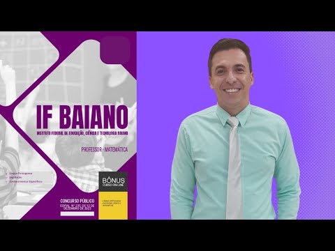 Apostila Concurso IF Baiano - Instituto Federal Baiano Professor de Matemática