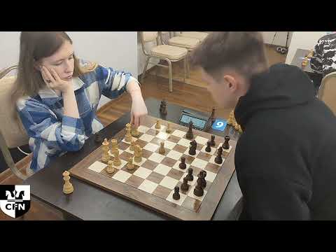 FM E. Borisova (2187) vs IM K. Nikologorskiy (2294). Chess Fight Night. CFN. Blitz
