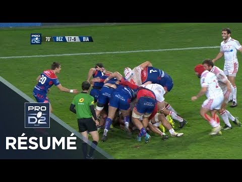 PRO D2 - Résumé Béziers-Biarritz: 24-20 - J19 - Saison 2017/2018