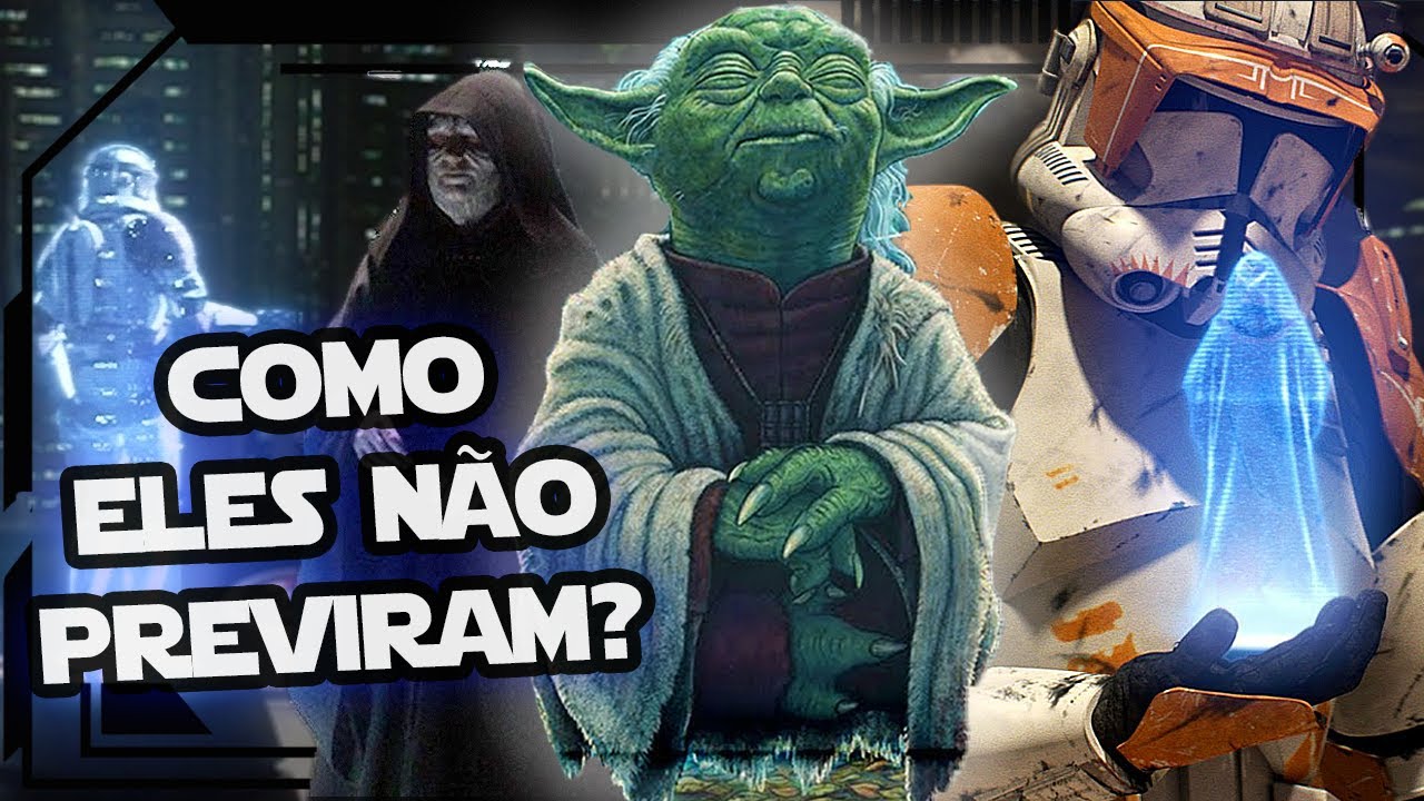 COMO OS JEDI NÃO PREVIRAM A ORDEM 66? - STAR WARS (Cânon)