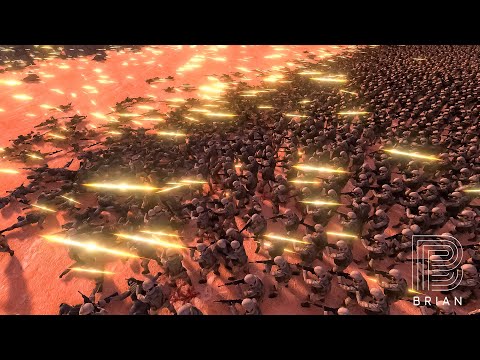 18.000 Space Marines vs 20.000 Modern Soldiers- Ultimate Epic Battle Simulator 2- UEBS 2