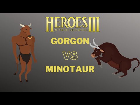 Heroes 3 - 5000 Minotaurs VS 5000 Gorgons