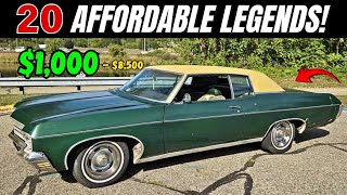 Jaw-Dropping Deals! 20 Classic Cars For Sale On marketplace! $(1K - $8,5K)