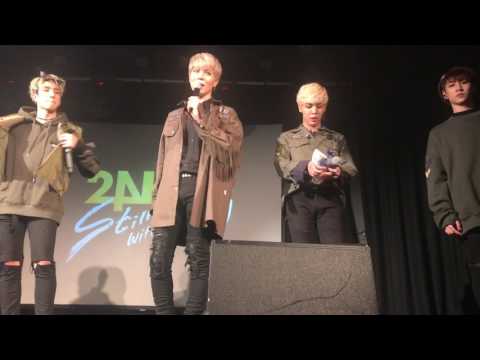 24K in London [FANCAM] - Speaking English and Korean