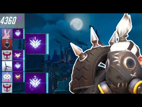 KING'S ROW BUT ROADHOG, WITH RANK #1 & RANK #2 - Overwatch