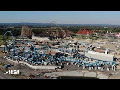 ABYSSUS - tests of new roller coaster in EnergyLandia, Aqualantis