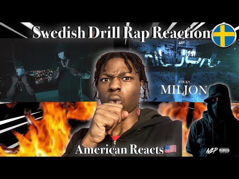American Reacts to Swedish Drill Rap! Ft. STICKY, 5IFTYY, 23, NUMMERUNO