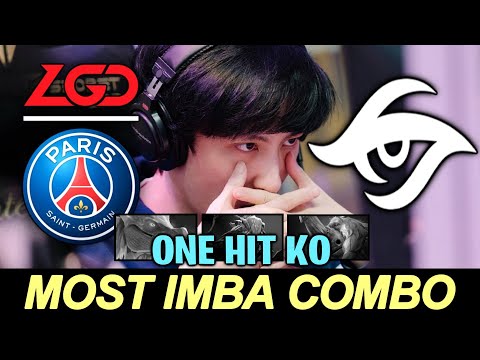 PSG.LGD vs Team SECRET - the MOST IMBA COMBO in TI10
