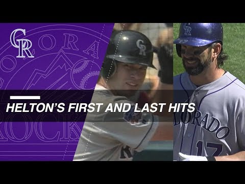 A look at Todd Helton's first and last MLB hits