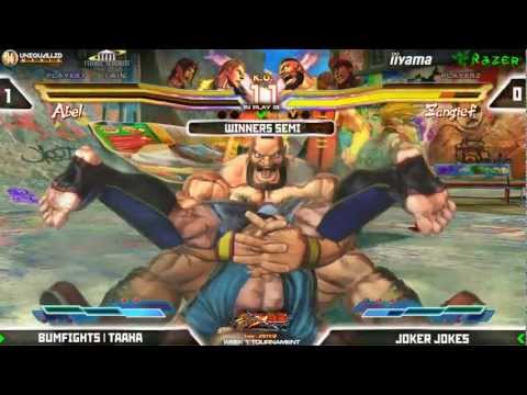UM | LM SFXT 2013 Week 1 - Bum Fights Taaha vs Joker Jokes [Razer Fightstick]