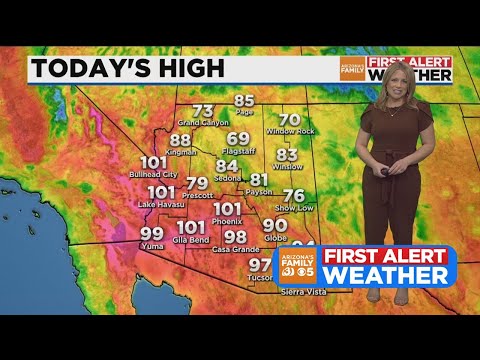 AZFAMILY | First Alert Weather (12pm) Update for Monday, 05/22/23