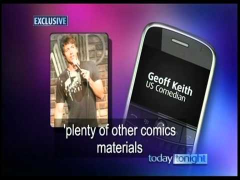 Jordan Paris Joke Thief  Scandal  - Today Tonight -  Australia's Got Talent 2011