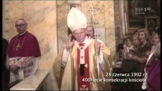 Święty Jan Paweł II w kościele św Stanisława B.M. w rzymie
