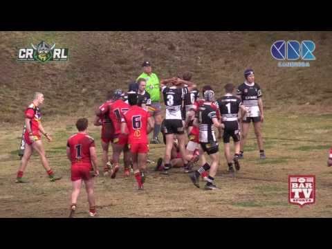 2017 CRRL - R17 u18s Highlights - Yass Magpies Vs. Gungahlin Bulls