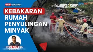 4 Ton Minyak Mentah di Rumah Penyulingan Wonocolo Bojonegoro Terbakar, Tungku Alami Kebocoran