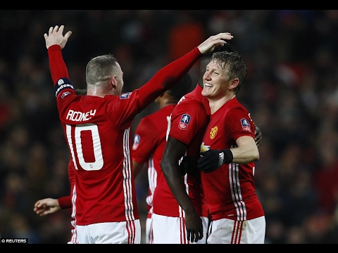 Manchester United 4 - 0 Wigan   all goals and Highlights !!!