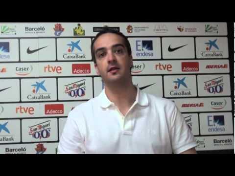 Fase de Ascenso 2013. Día 2. Rueda de prensa GDKO Ibaizabal. Vicky Robles e Iñigo Sainz-Trápaga