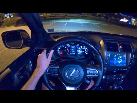 2020 Lexus GX 460 Night Review - POV Test Drive by Tedward (Binaural Audio)
