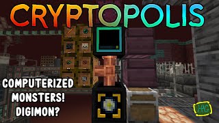 (#18) DIGIMON, DIGITAL MONSTERS! ChatGPT but it Unalives Things (Cryptopolis - Minecraft 1.19.2)