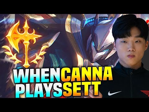 WHEN CANNA PLAYS SETT TOP! - SKT T1 Canna Plays Sett vs Vladimir Top! | Season 2020 KR SoloQ