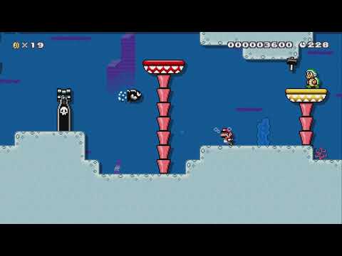 Blooper Battle by ShαdowWolf - Super Mario Maker 2 - No Commentary 1bw