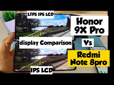 Honor 9x pro vs redmi note 8pro display comparison review