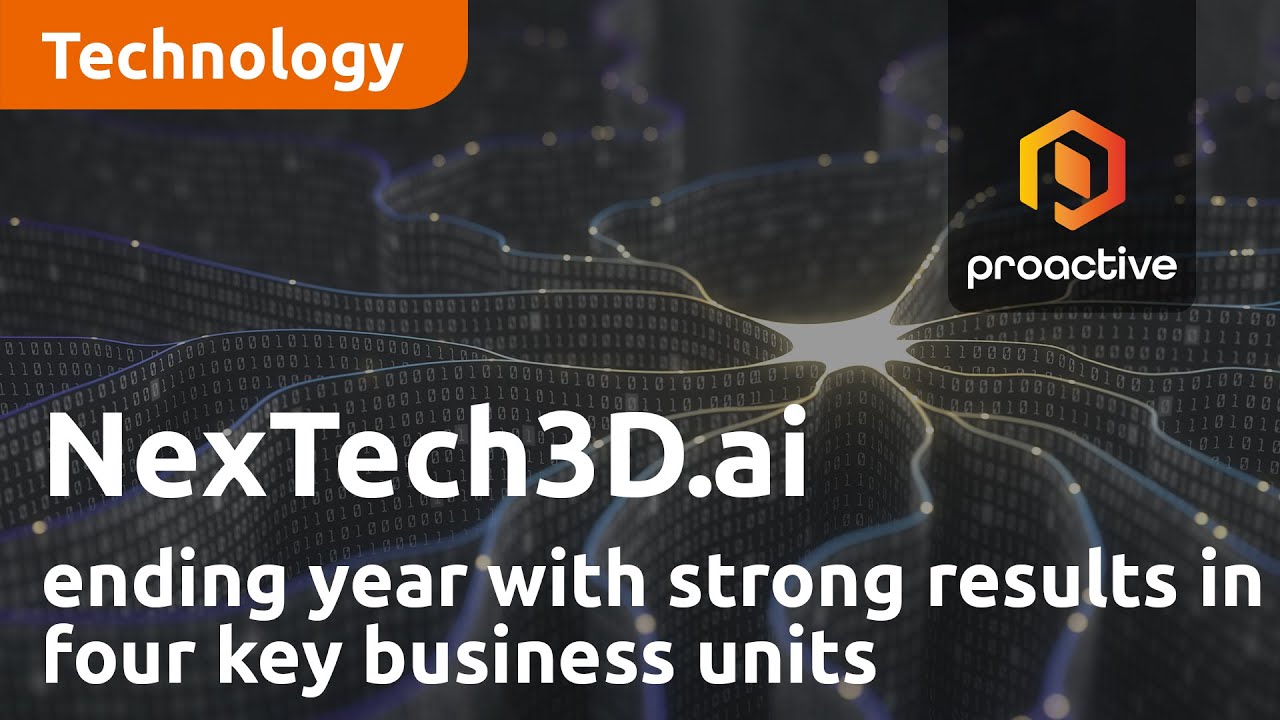 Nextech3D.ai ending year with strong results in four key business units