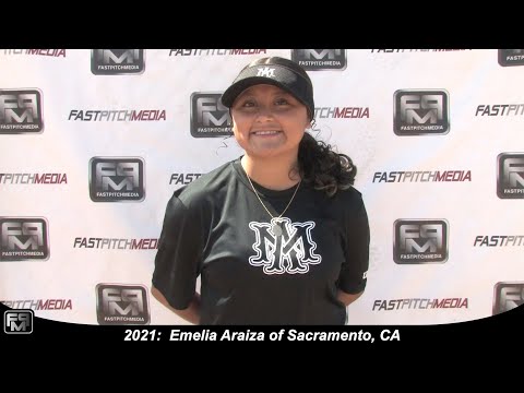 2021 Emelia Araiza Committed west valley college Pitcher and Outfield Softball Skills Video