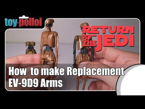 Fix it guide - Repair arms on vintage EV-9D9 from Star Wars