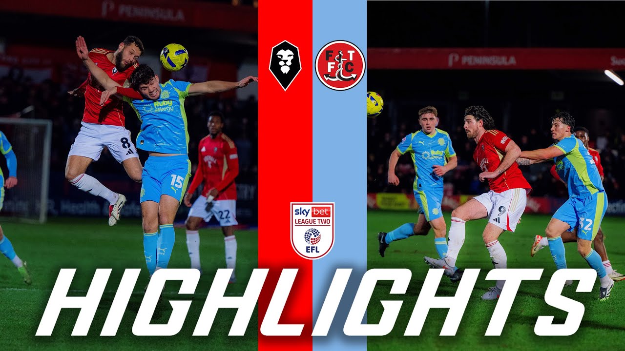 Salford vs Fleetwood Match Review Season 2025/2026